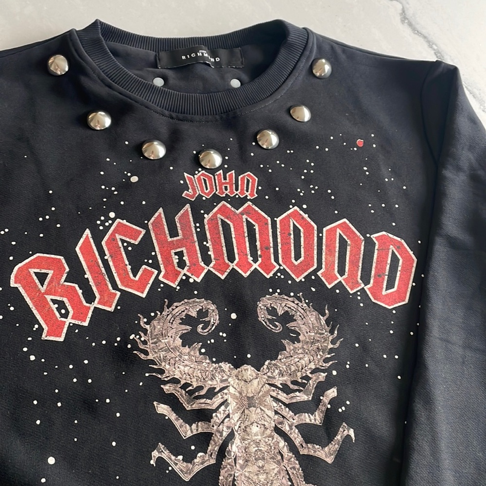 John Richmond sweatshirt size xl made in Italy